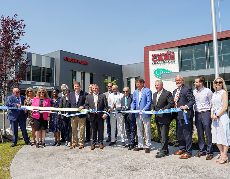 Wellness Way facility ribbon cutting