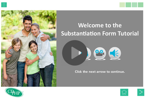 substantiation tutorial