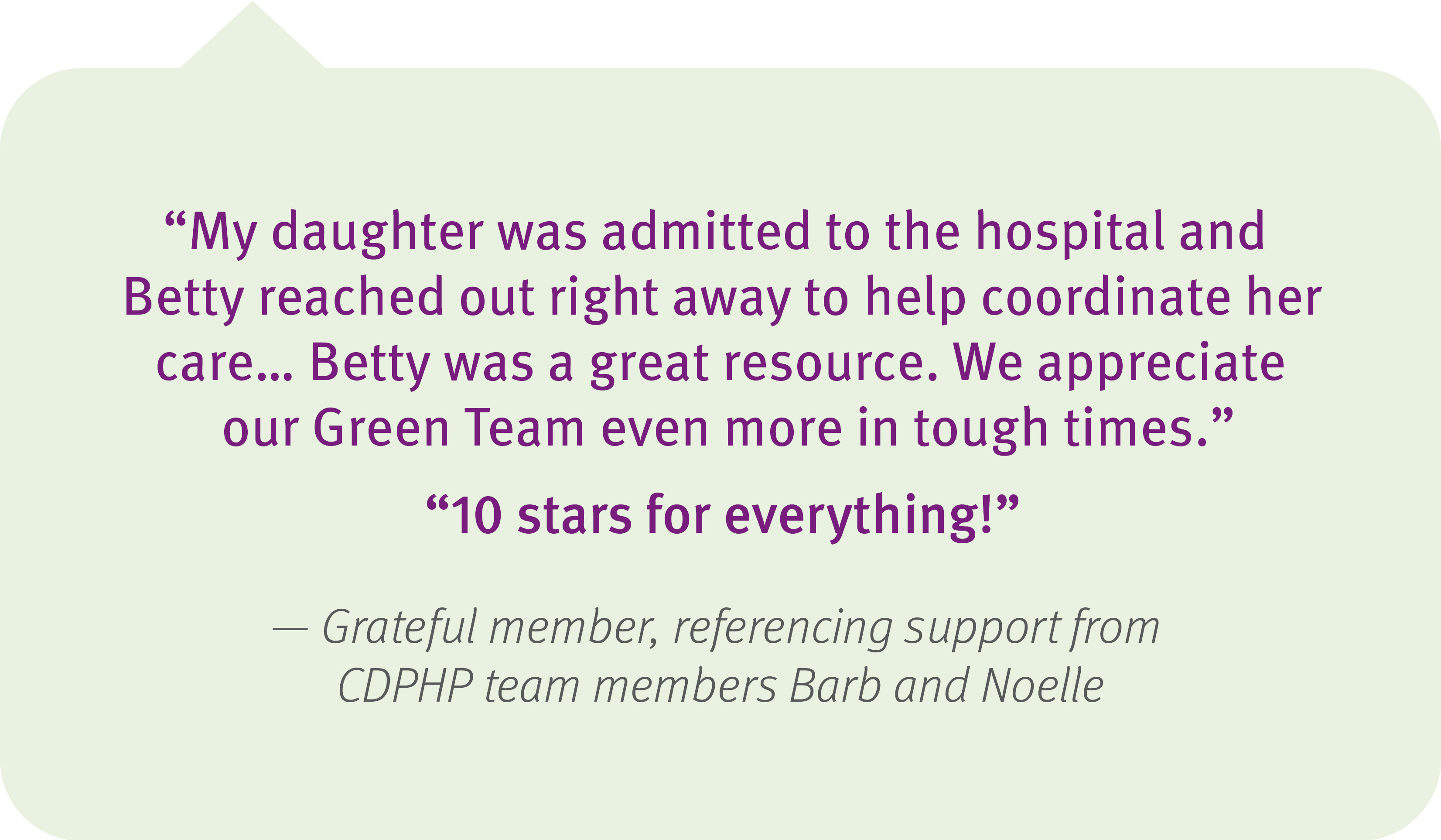 Hospital to Home Member Quote