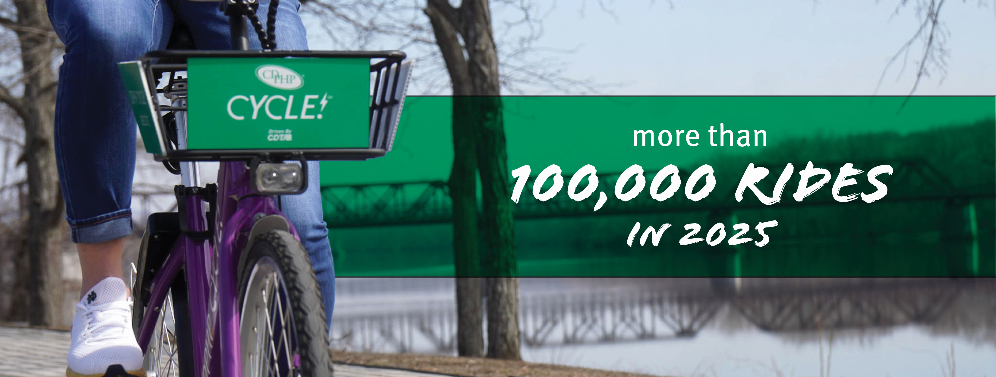 CDPHP Cycle! facilitated over 100,000 bike rides in 2025.