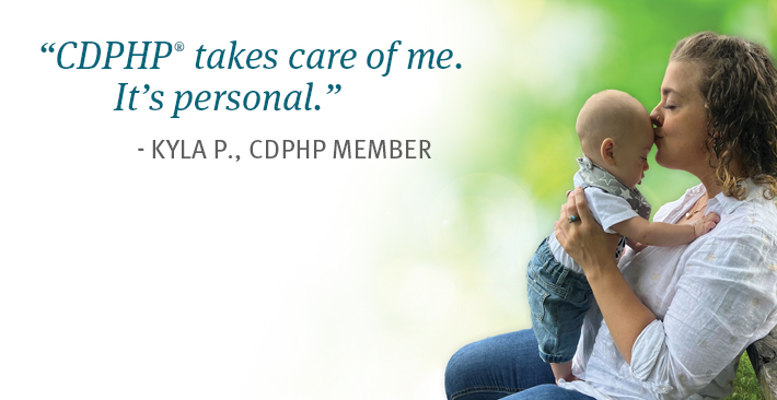 CDPHP member Kyla takes advantage of all CDPHP has to offer a new mom.