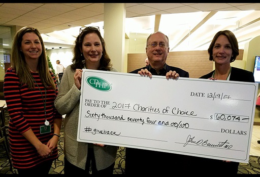 charity of choice wrap up event