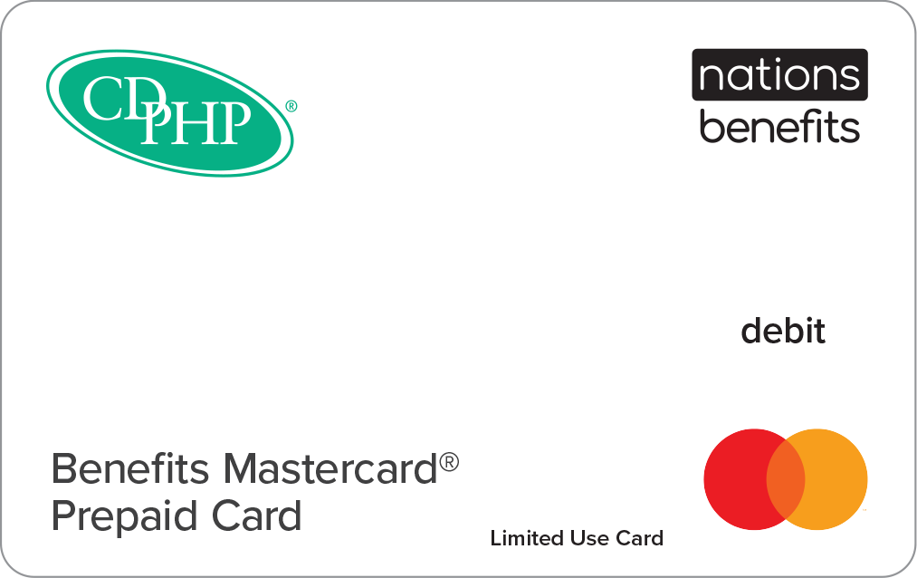 Prepaid Benefit Mastercard Example Image