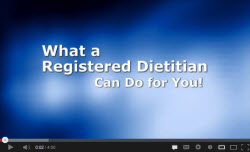 What a registered Dietitian Can Do for You video