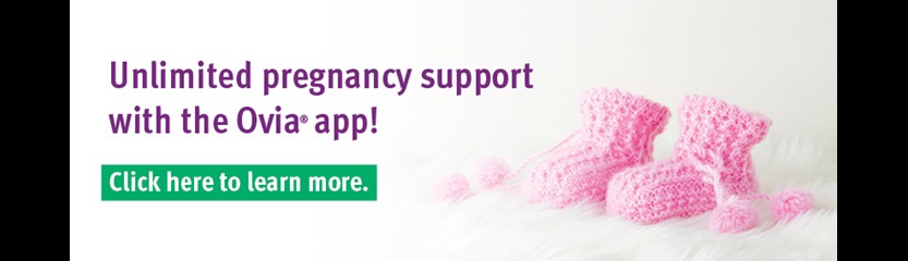 Ovia Pregnancy banner