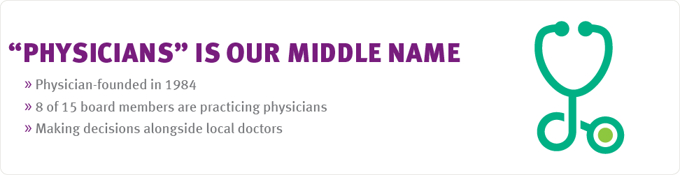 physicians is our middle name